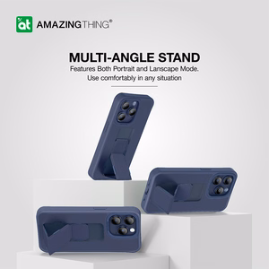 Amazing Thing Matte Pro Mag apvalks 12FT IP156.1PMPBU Iphone 15 Pro tumši zila