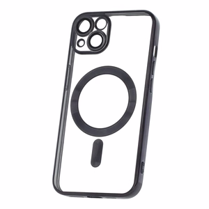 Color Chrome Magnētiskais viedtālruņa apvalks iPhone 12 6,1" melns