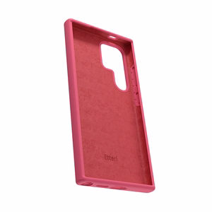 Etteri Silikona maciņš for Samsung Galaxy S25 Ultra raspberry