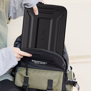 Tech-Protect Kevlar Pro portatīvā datora apvalks 15–16" - melns