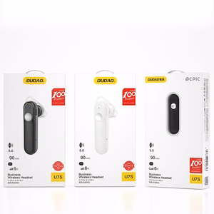 Dudao Headset Bezvadu Zilstooth 5.0 Earphone Car Melns (U7S melns)