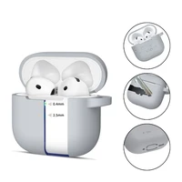 Tech-Protect silikona apvalks ar āķi AirPods 4 - pelēks