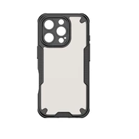 Defender Matēts maciņš for iPhone 16 Pro 6,3" melns