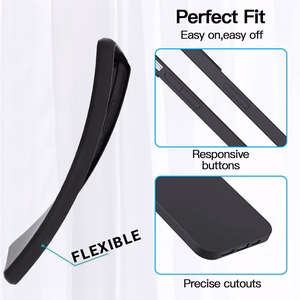 Matēts aizmugurējais viedtālruņa apvalks OPPO RENO 13 PRO 5G melns