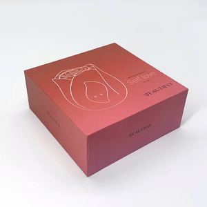 Beautifly Rose Glow Pleaser Self Love masāžas ierīce, sarkana