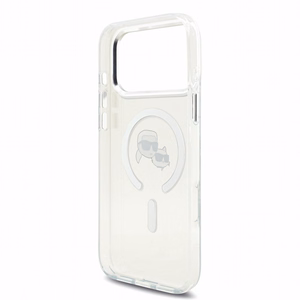 Karl Lagerfeld IML K&CH Heads Metal Frame MagSafe maciņš Apple iPhone 18 Pro