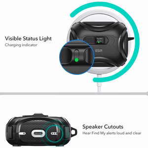ESR Cyber FlickLock MagSafe Чехол для AirPods Pro 3 - чёрный