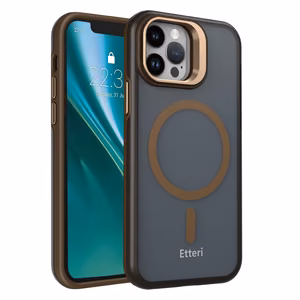 Чехол Etteri Morning Fog для iPhone 12 12 Pro 6,1" коричневый