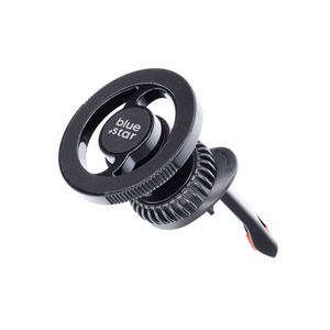 BLUE STAR magnētiskais automobiļa turētājs gaisa ventilācijai saderīgs ar MagSafe SMART LOCK X1 melns