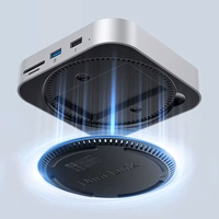 Orico MiniLink 9-in-1 dokstacija ar cietā diska nodalījumu - sudraba krāsā