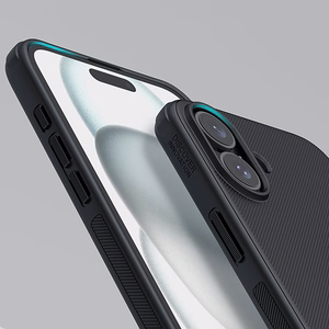 Nillkin Super Frosted Shield Pro Magnētiskais viedtālruņa apvalks iPhone 16 - melns