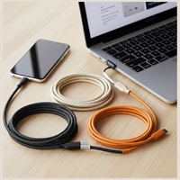 Kabelis Energea Helix 60 USB-C uz USB-C magnētisks 480Mbps 60W 1.5m natural