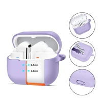 Tech-Protect silikona apvalks ar āķi Samsung Galaxy Buds 3 / 3 FE / 3 Pro austiņām - violets