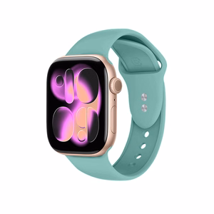 Crong Liquid siksniņa Apple Watch 38 / 40 / 41 / 42 mm, tirkīza krāsā