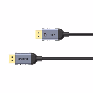 Unitek C1628GY01-1M DisplayPort kabelis melns, pelēks