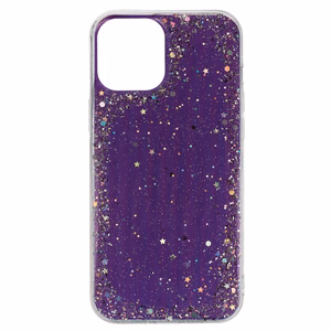 Caurspīdīgs viedtālruņa apvalks Iphone 12 Pro Max Violets