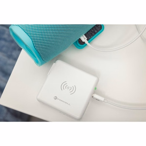 FORCELL F-ENERGY daudzfunkcionālais lādētājs 15W 4in1 ar USB/USB-C pieslēgvietu, portatīvo lādētāju 8000mAh un bezvadu uzlādi