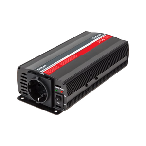 REBEL 24 V–230 V sprieguma pārveidotājs, 500 W, vācu F tipa ligzda
