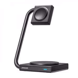Беспроводное зарядное устройство Joyroom "JR-WQN05 2in1" чёрный 15W (для iPhone / Apple Watch)