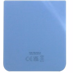 Apakšējais aizmugures vāks Samsung F721 Z Flip4 5G zils (lietots Grade C)