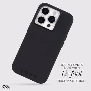 Case-Mate Silicone MagSafe vāciņš ierīcei iPhone 15 Pro Max, melns