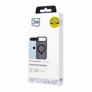 3mk Smoke Case Mag&Stand for iPhone Air - Black