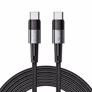 Tech-Protect UltraBoost USB-C / USB-C PD kabelis 100W 5A 3m - pelēks