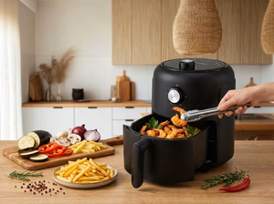 Esperanza EKA001 – karstā gaisa friteris, 2,6 l, 1000 W, melna