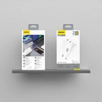Dudao A28PEU PD 45W GaN 2xUSB Wall Lādētājs - Balts
