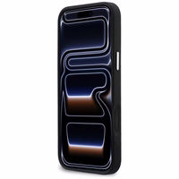 Karl Lagerfeld IML Glitter KL Diamond Logo Maciņš for iPhone 17 Pro Max - melns