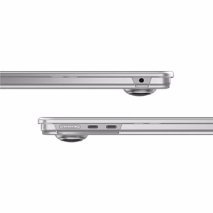 AmazingThing Titan cietais apvalks MacBook Air M5 13.6" - caurspīdīgs