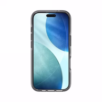 ZAGG Santa Cruz Snap Magnētiskais viedtālruņa apvalks iPhone 17 – caurspīdīgs melns