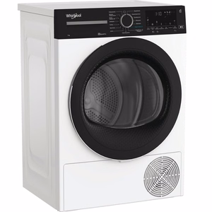 Whirlpool WSD 74 WBB PL brīvi stāvošs priekšējās ielādes veļas žāvētājs, 7 kg, balts