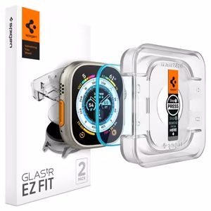 Spigen Glas.tR EZ Fit temperatēts stikls Apple Watch Ultra / Ultra 2 (49 mm) - 2 gab