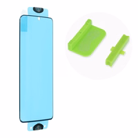 Bestsuit Elastīgs Hibrīda Stikls 5D Samsung Galaxy S21FE melns (Karstā Liekšana) - darbojošais pirkstu nospiedumu skeneris