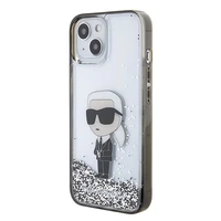 Karl Lagerfeld KLHCP15SLKKNSK viedtālruņa apvalks iPhone 15 6.1" - caurspīdīgs
