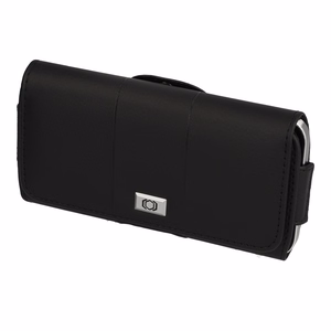 Tel Protect MAX jostas apvalks (IZMĒRS 14) Iphone 11/16 Plus/16 Pro/17 Pro/Huawei P30 Lite/Samsung S23/S24/S25 melns, ādas (155x80x14 mm)