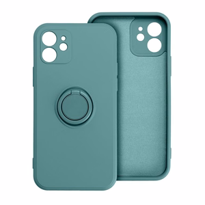 Silikona Ring maciņš modelim iPhone 17 Pro Max / 18 Pro Max – zaļš