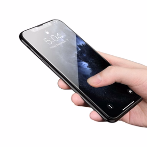 HOCO rūdītais stikls HD 5D Guardian vairogs (komplekts 10in1) - iPhone Xr / 11 melns (G14)