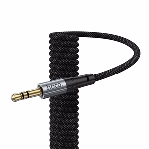Kabel AUX Jack 3,5 mm do Lightning Hoco 1,5 m UPA33A melns