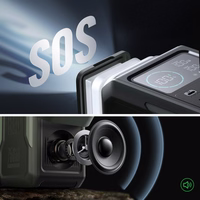 Portatīvais lādētājs Joyroom JR-PBF10 75000mAh 100W 3x USB-C 3x USB-A ar salokāmo lukturīti un rokturi (zaļš)