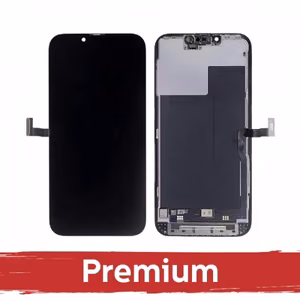 LCD displejs saderīgs ar iPhone 13 Pro Max melns (Hard OLED / Premium)