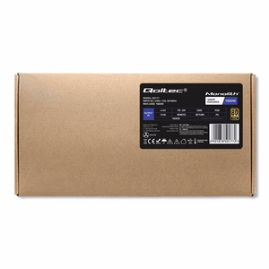 Qoltec 50177 PCI-E barošanas bloks Smart 1600W | 80 Plus Gold - datu ieguve