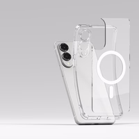 Ringke Fusion magnētiskais viedtālruņa apvalks MagSafe Samsung Galaxy S25 Edge - caurspīdīgs