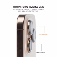 Aizsargstikls Tel Protect 3D Lens uz kameras Iphone 14/14 Plus/16e melns (2 objektīvi)