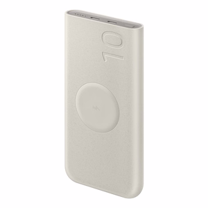 Magnētiskais portatīvais lādētājs Samsung EB-U2510XUEGEU 10000mAh 2x USB-C 25W SFC (smilškrāsas)