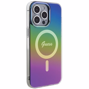 Guess IML Varavīksnes Magnētiskais viedtālruņa apvalks iPhone 15 Pro Max 6.7" - daudzkrāsains