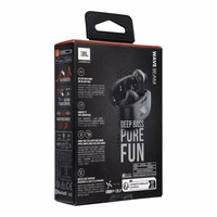 Bezvadu austiņas JBL IP54 IPX2 Wave Beam melnas