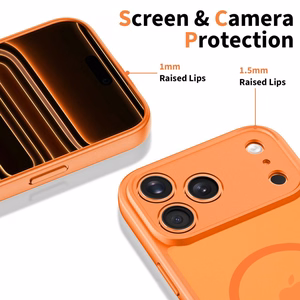 Tech-Protect BasicMag MagSafe maciņš iPhone 17 Pro oranžs