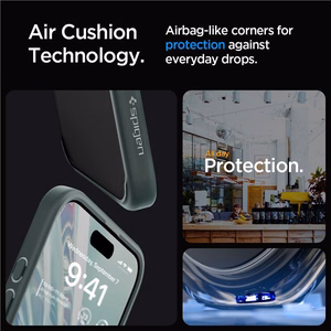 Spigen Ultra Hybrid viedtālruņa apvalks iPhone 15 Pro Max - tumši zaļš